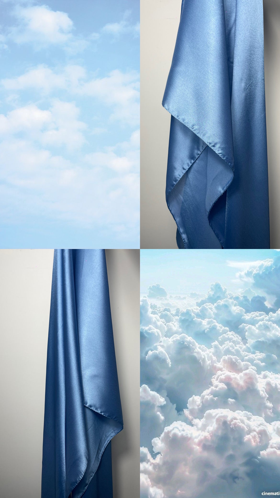 Nuage Givrée - Bleu ciel