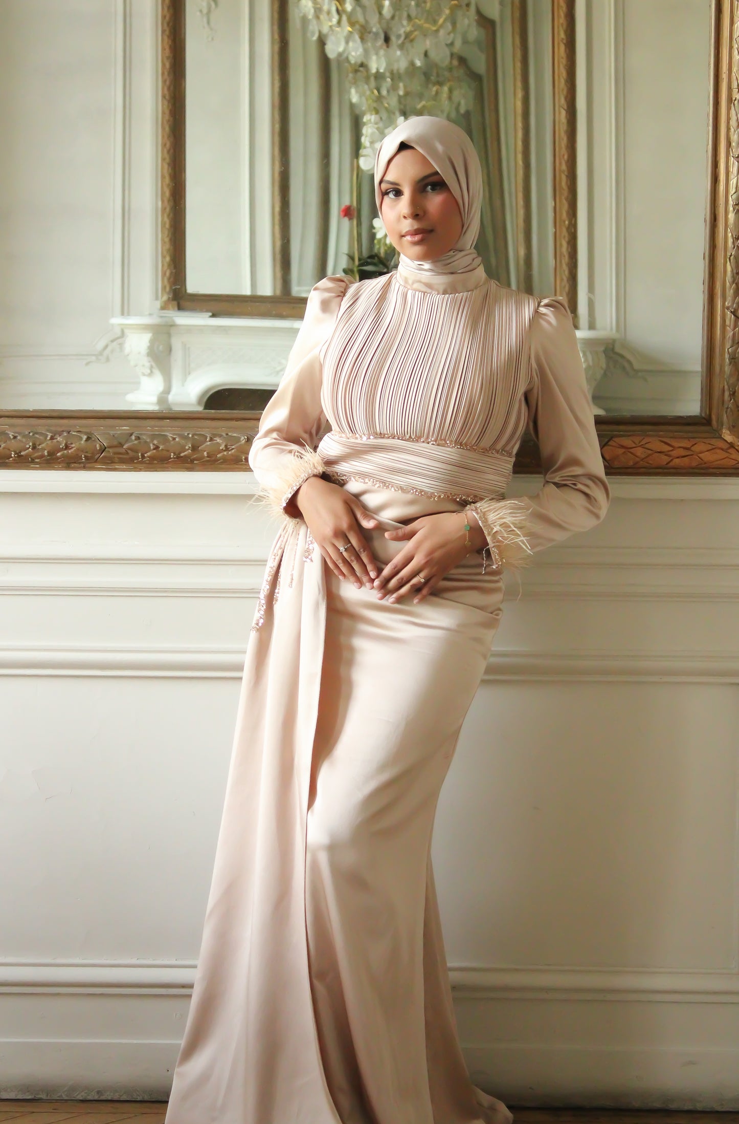 AMARA DRESS - Nude