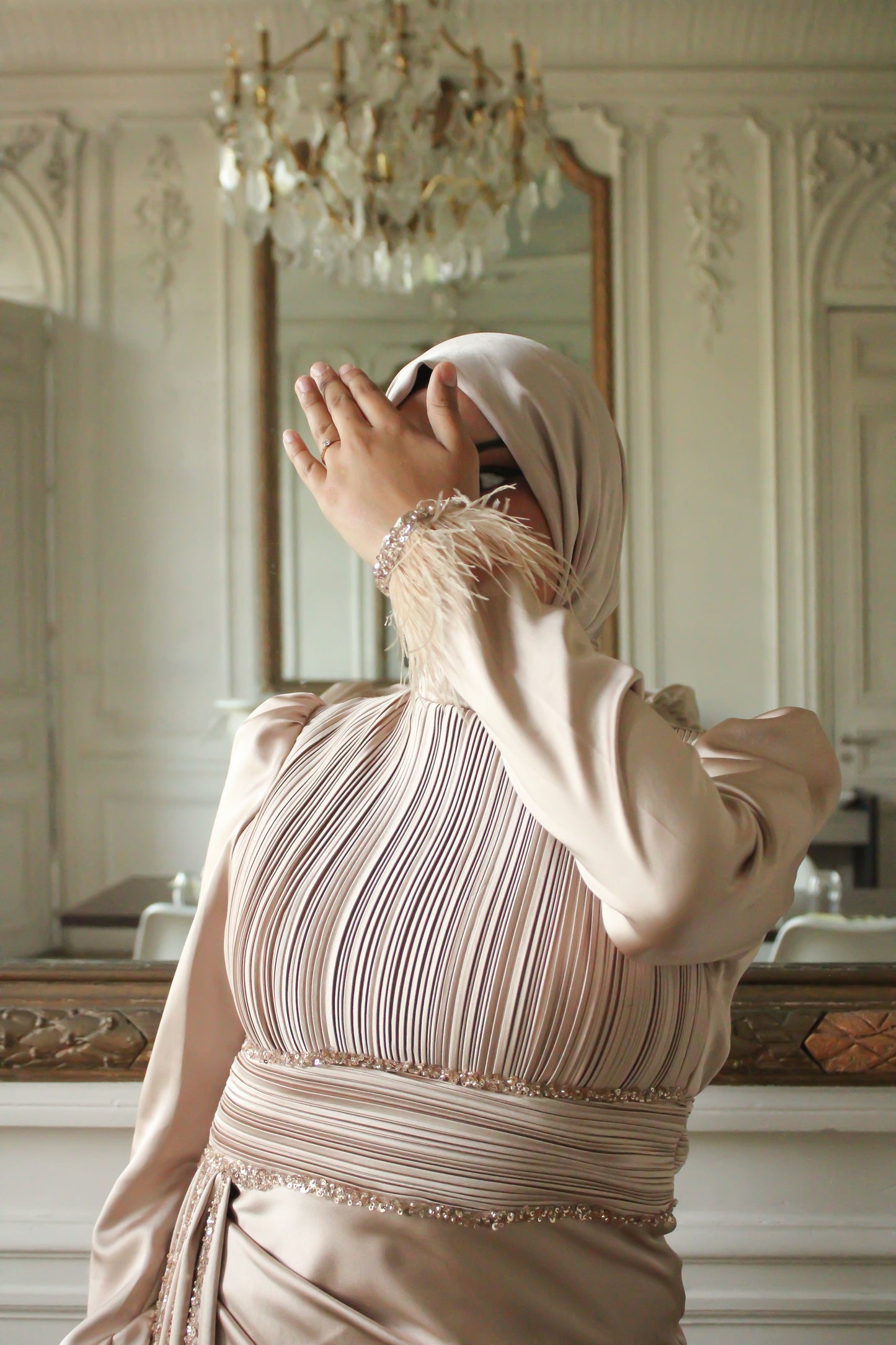 AMARA DRESS - Nude