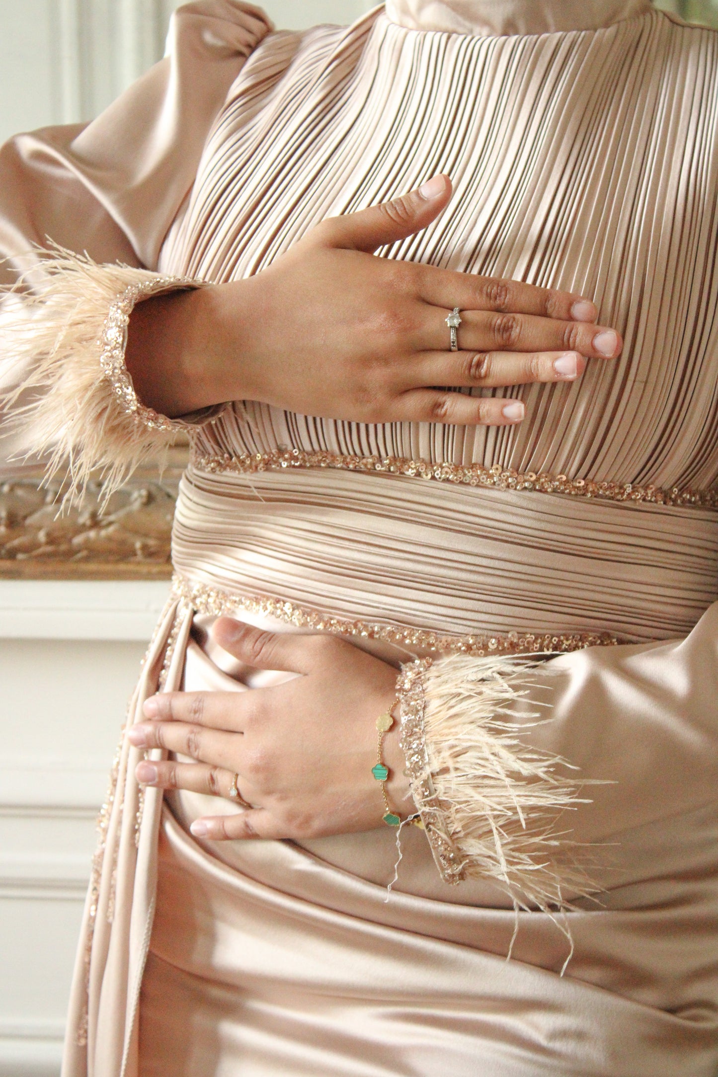 AMARA DRESS - Nude
