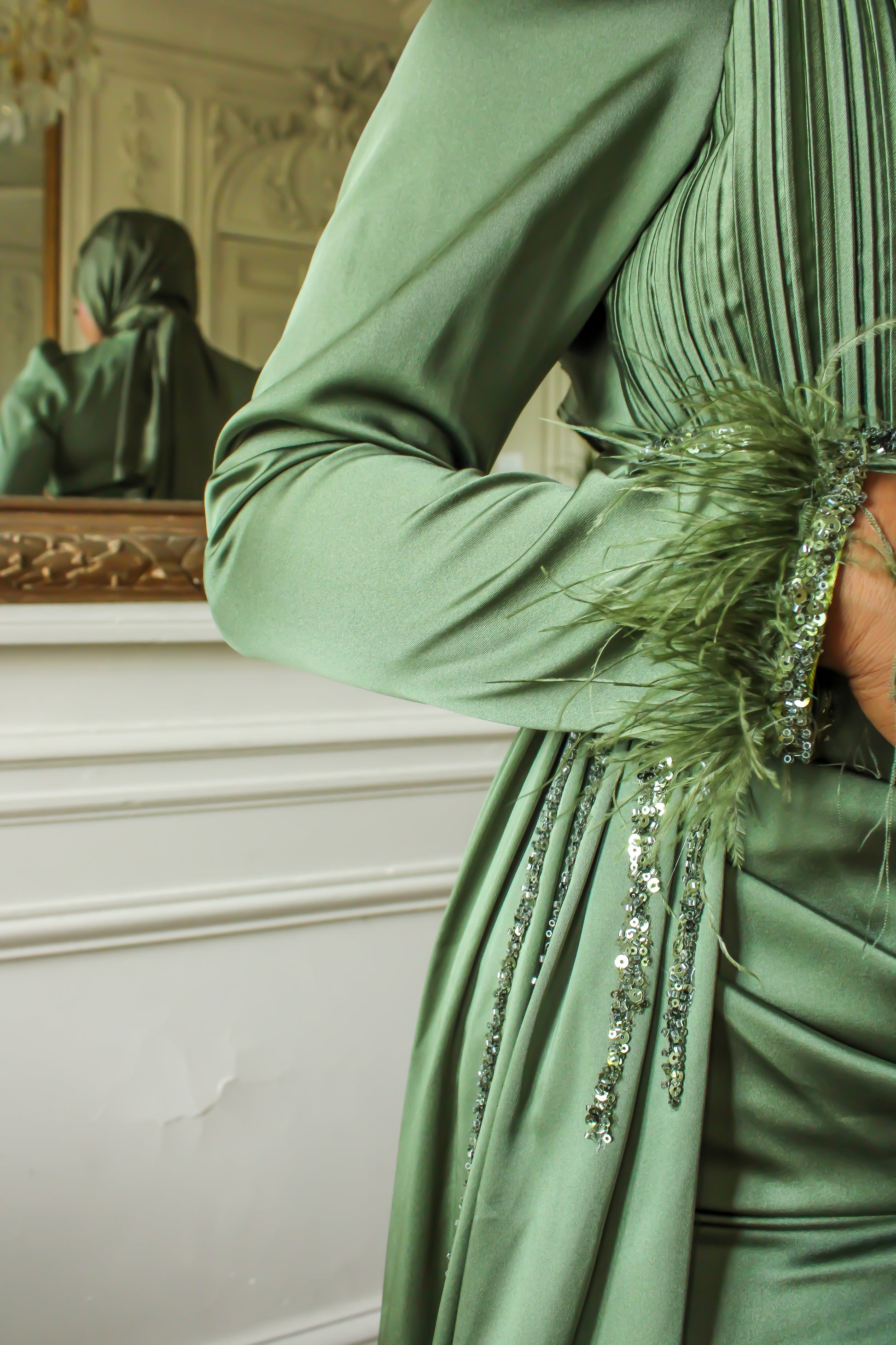 AMARA DRESS - Green Leyl Dress AMARA DRESS - Green Leyl Dress